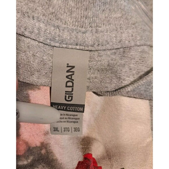 "My Dog Bubba Is My Valentine" Gray Graphic Tee T-Shirt Gildan Sz 3X Unisex NWOT - Picture 5 of 5